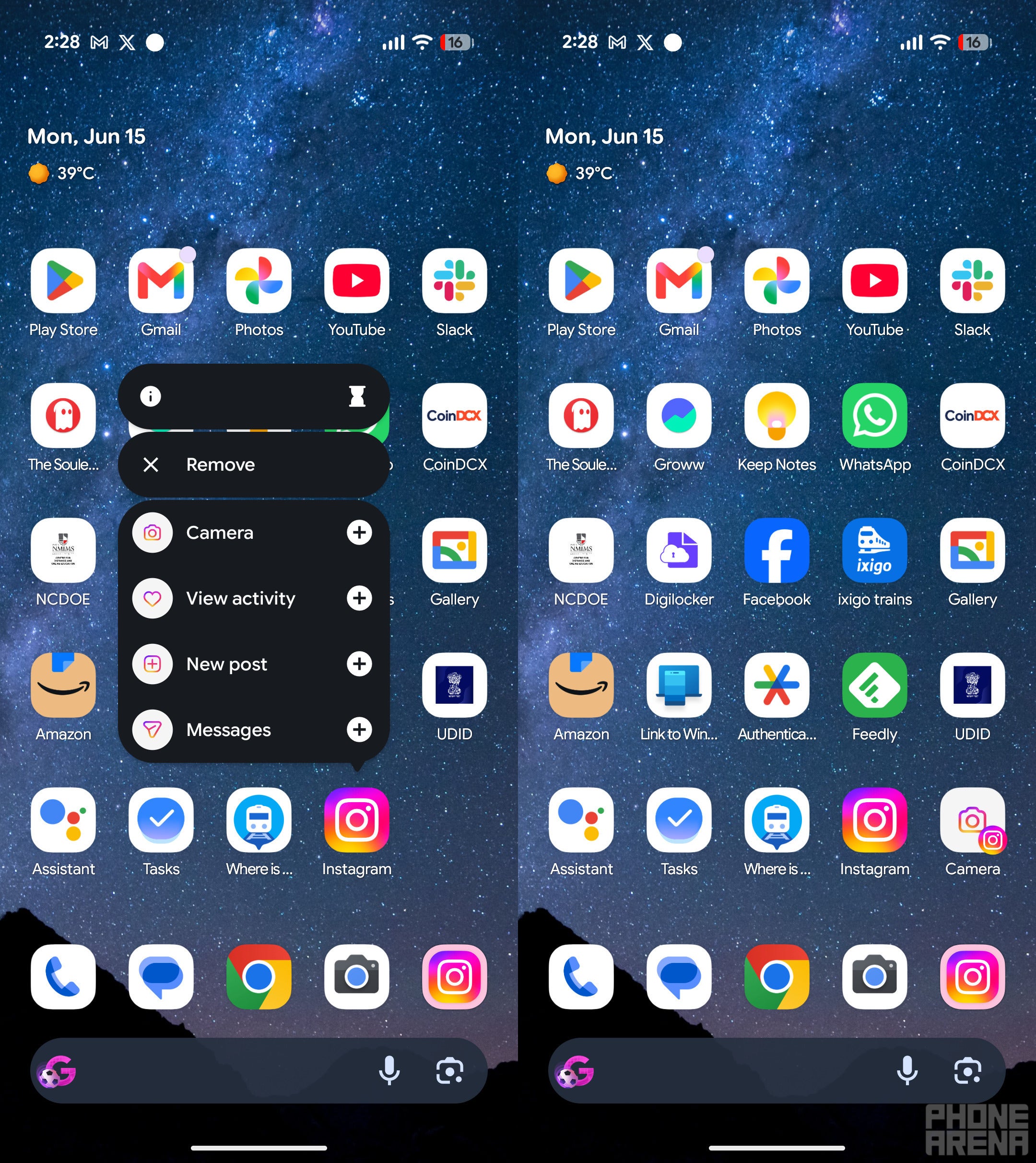 Shortcuts of Instagram features 