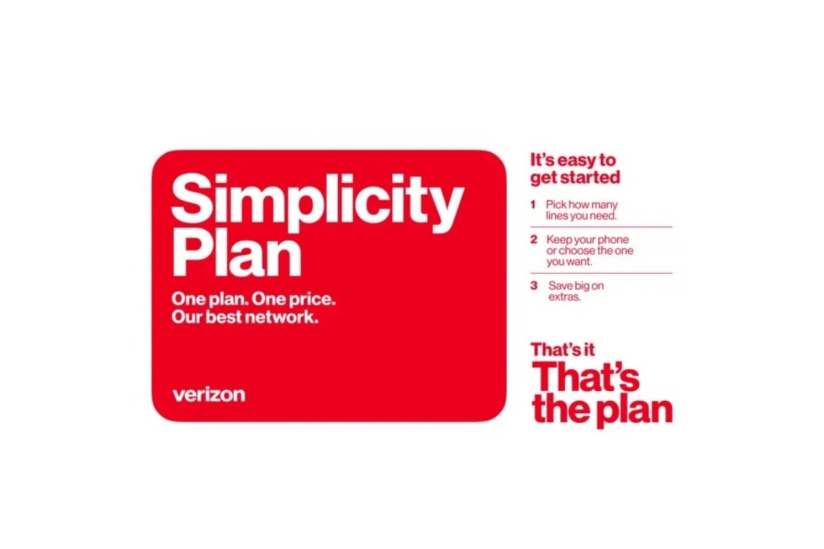 Verizon Simplicity plan