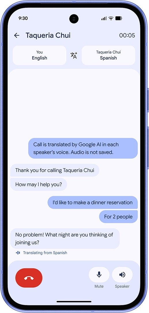 Voice Translate now reaches the Pixel 10a, translating each caller in their own voice. | Image by Google - Google just dropped its biggest update of the year, and it hits Android, Pixel and Watch all at once