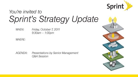 Sprint Strategy Update event coming October 7th: will it bring 4G LTE news, tiered data or an iPhone?