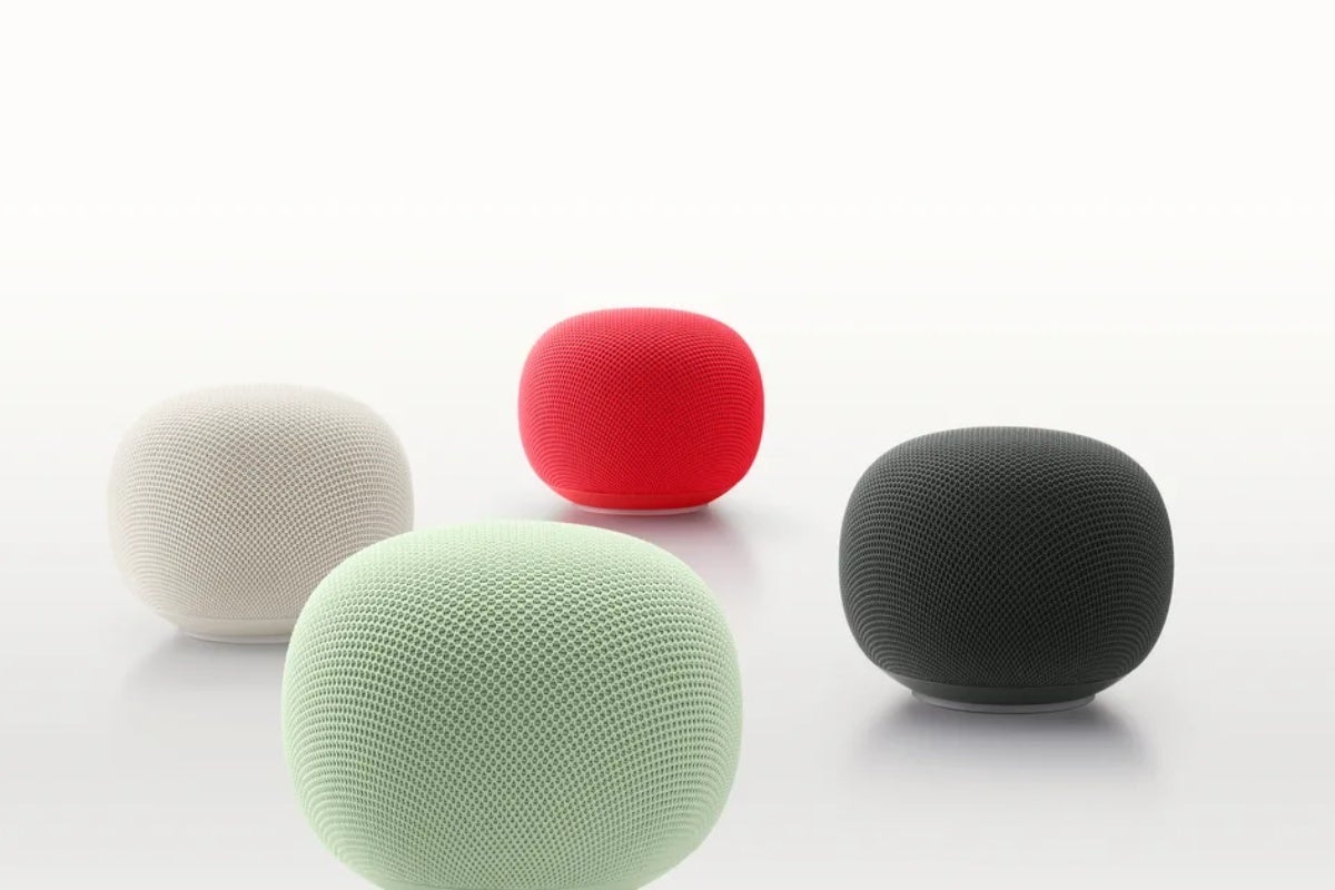 Google Home Speaker in four colors