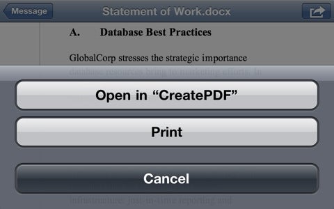 CreatePDF for iOS is Adobe&#039;s official app for converting PDF files