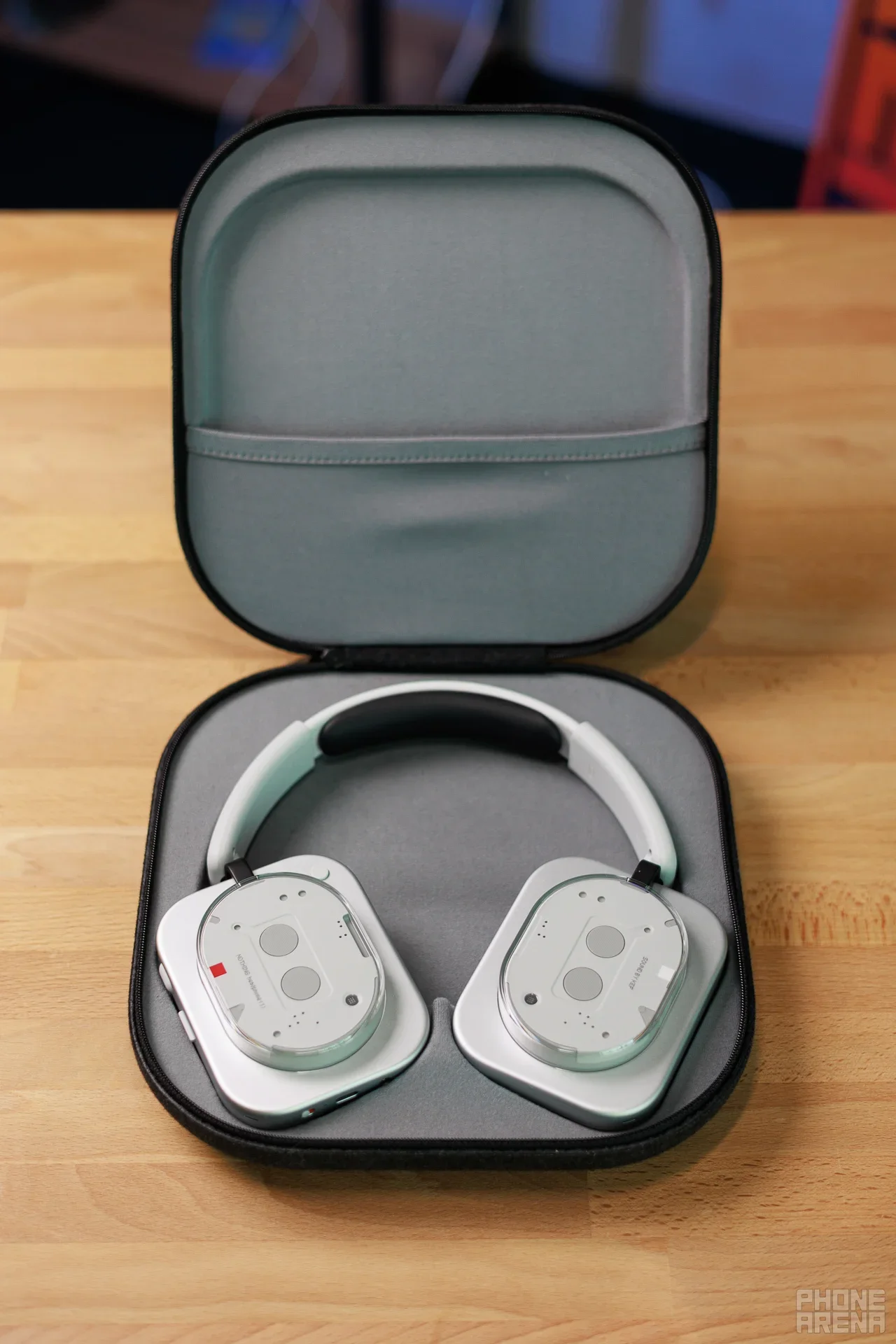 Nothing Headphone (1) comes in a luxury carrying case. | Image by PhoneArena - Nothing Headphone (1) hits lowest price ahead of Amazon Prime Day