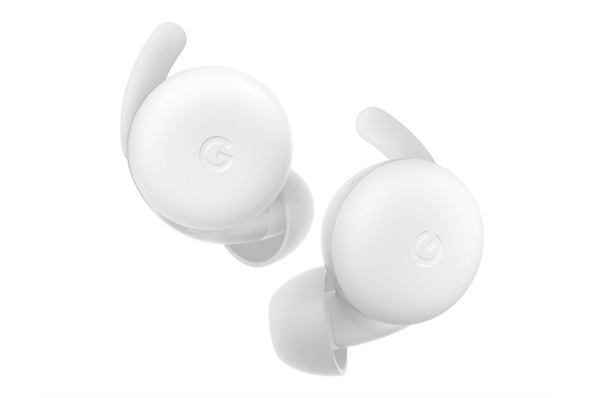 Google Pixel Buds A-Series in Clearly White color