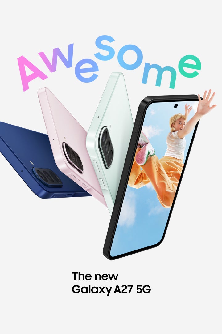 It's a 6.7-inch screen with slimmer, more symmetrical bezels. | Image by Samsung - The Galaxy A27 is here: 120hz vibrant screen and a Snapdragon CPU with a catch
