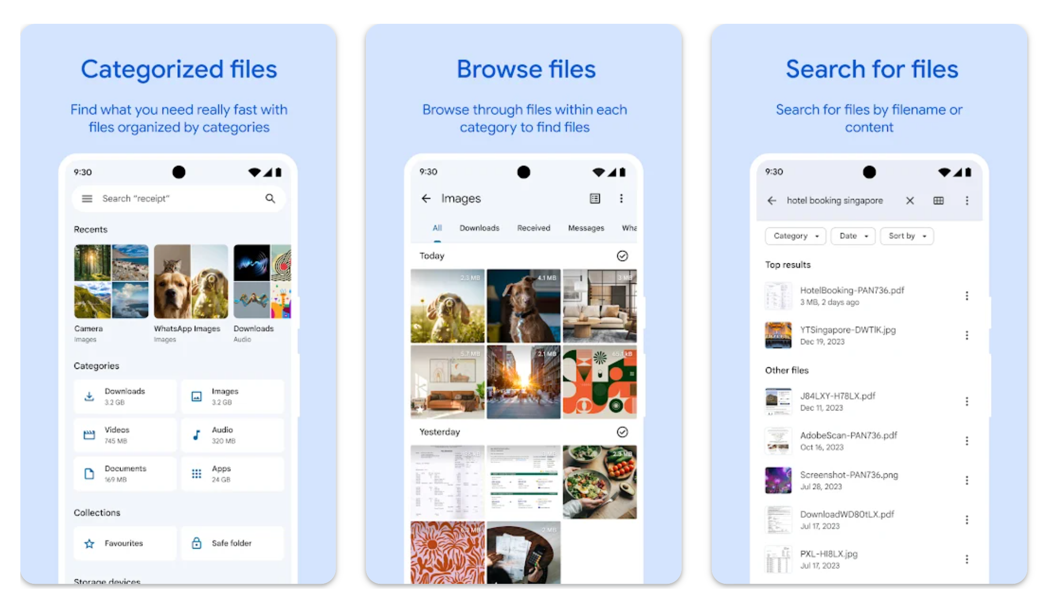 You can use Files by Google or another file management app. | Image by Google - Your Android phone is suddenly low on storage, and you don&rsquo;t know why? I&rsquo;m here to help you fix it