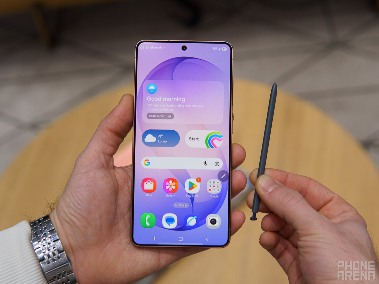 Samsung Galaxy S26 Ultra front with S Pen
