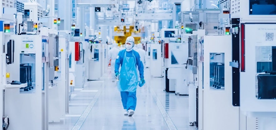 Picture taken inside Samsung Foundry.