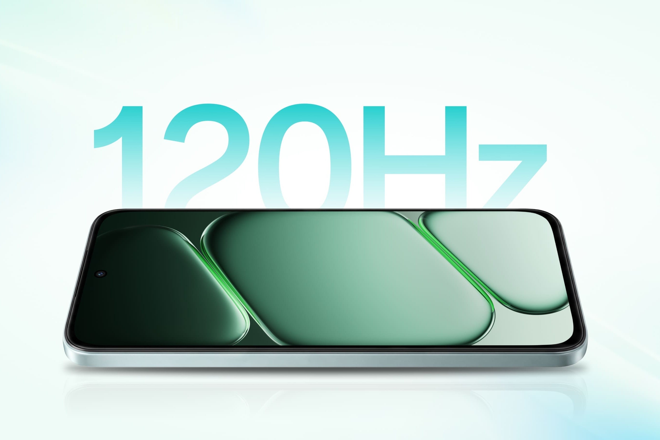 OnePlus N6 promotional image highlighting screen refresh rate