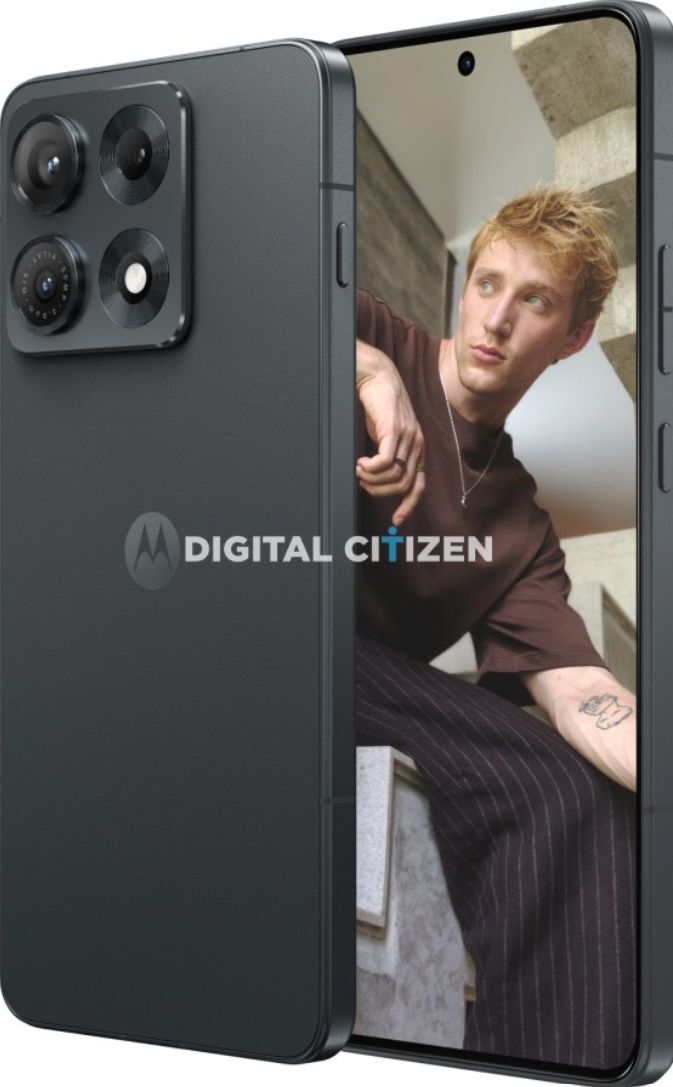 The three colorways of the Motorola Edge 70 Max.