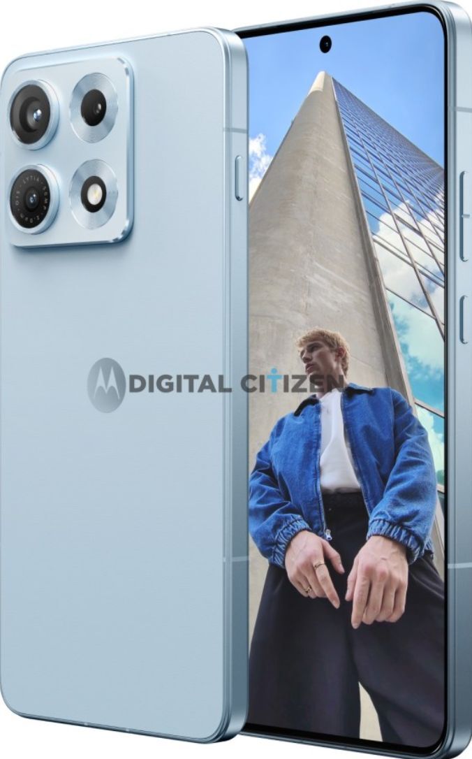 The three colorways of the Motorola Edge 70 Max.