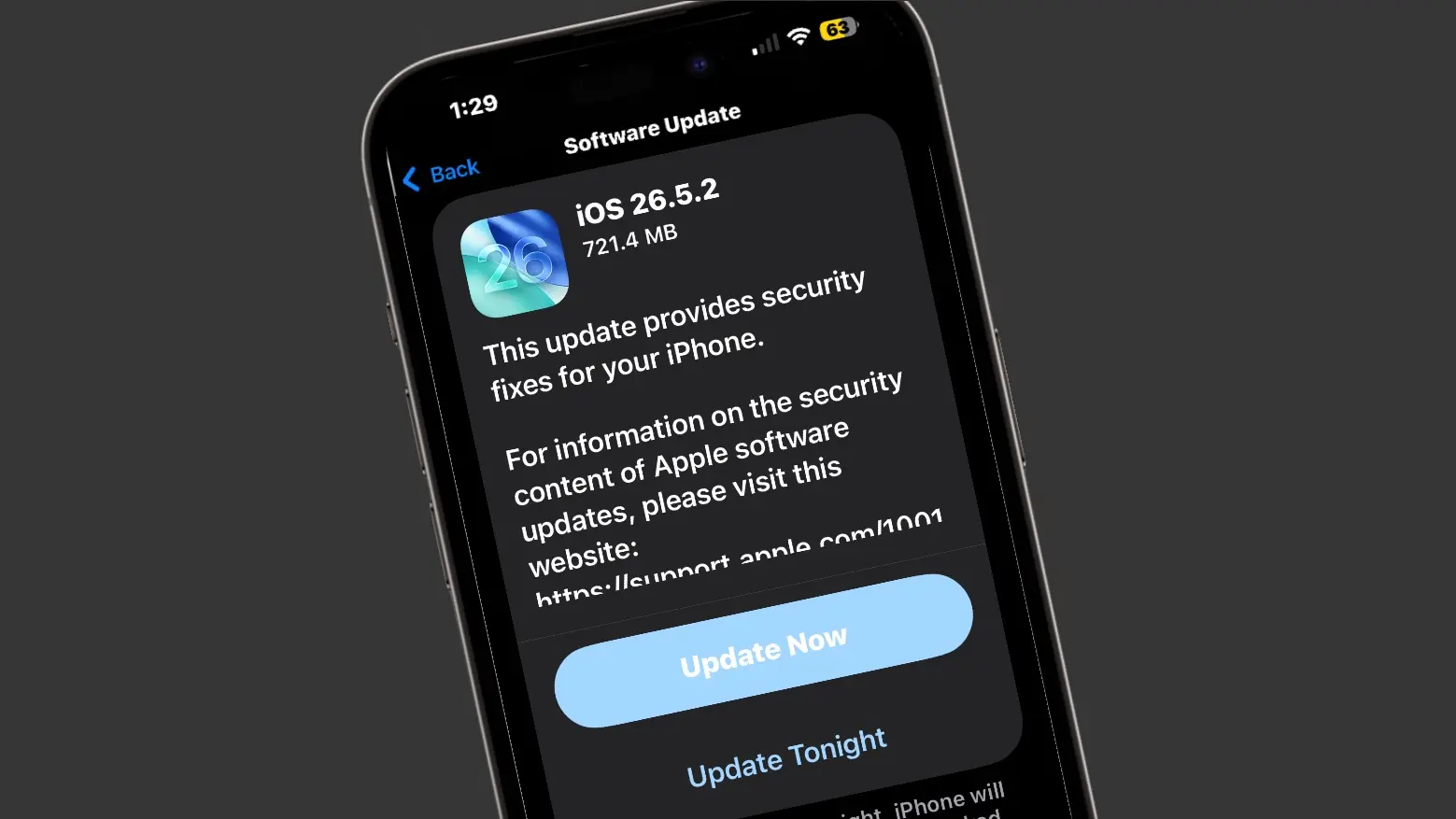 Be sure to install all security patches as soon as possible. | Image by Cult of Mac - Apple changed its security update schedule to battle AI hackers