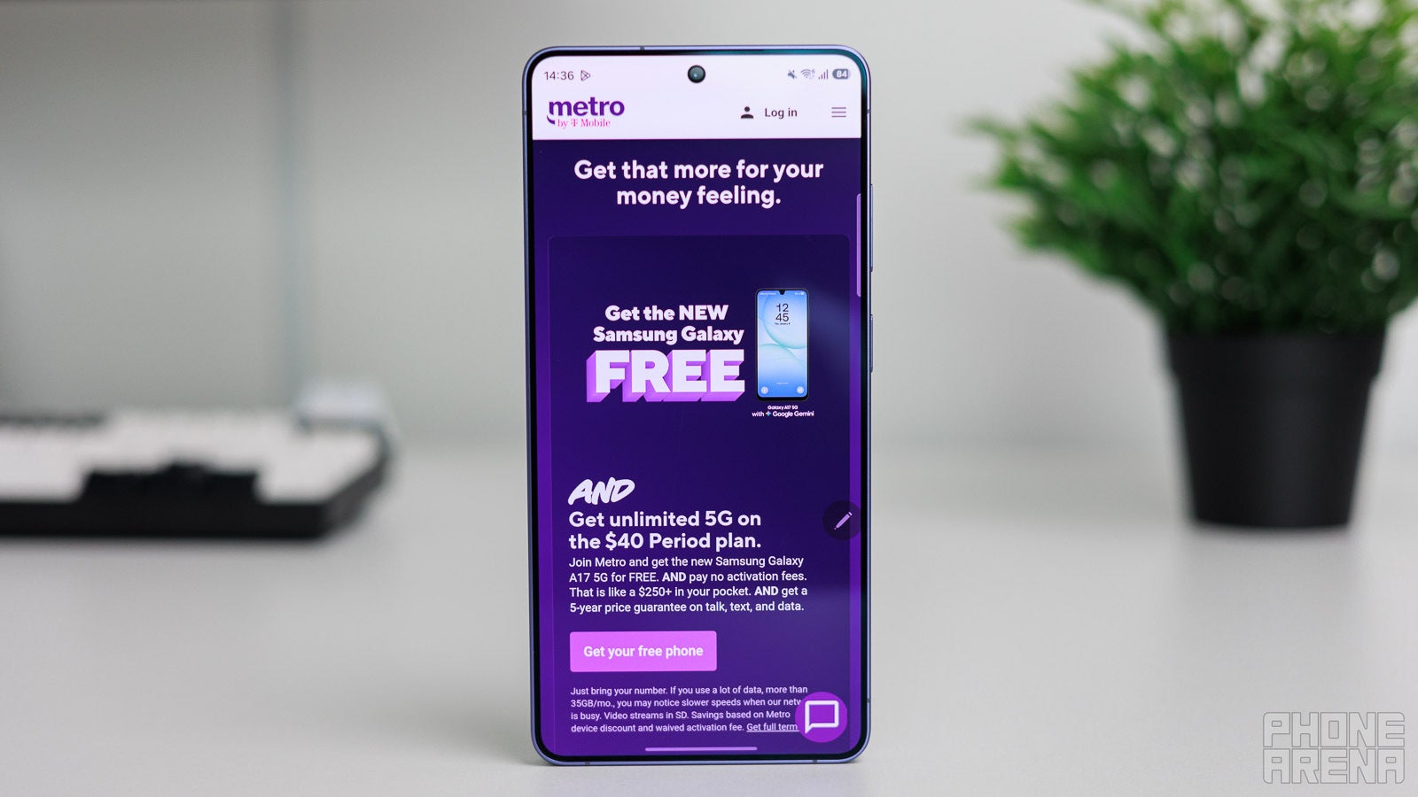 The Metro app lets you participate in the exciting T-Mobile Tuesdays. | Image by PhoneArena - Mid-range iPhone 16e is now surprisingly affordable thanks to these carriers