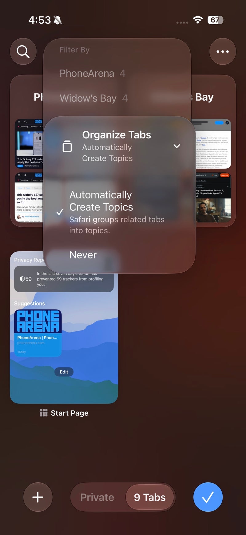 Automatic Tab Organization is the type of new feature that Apple was once known for.