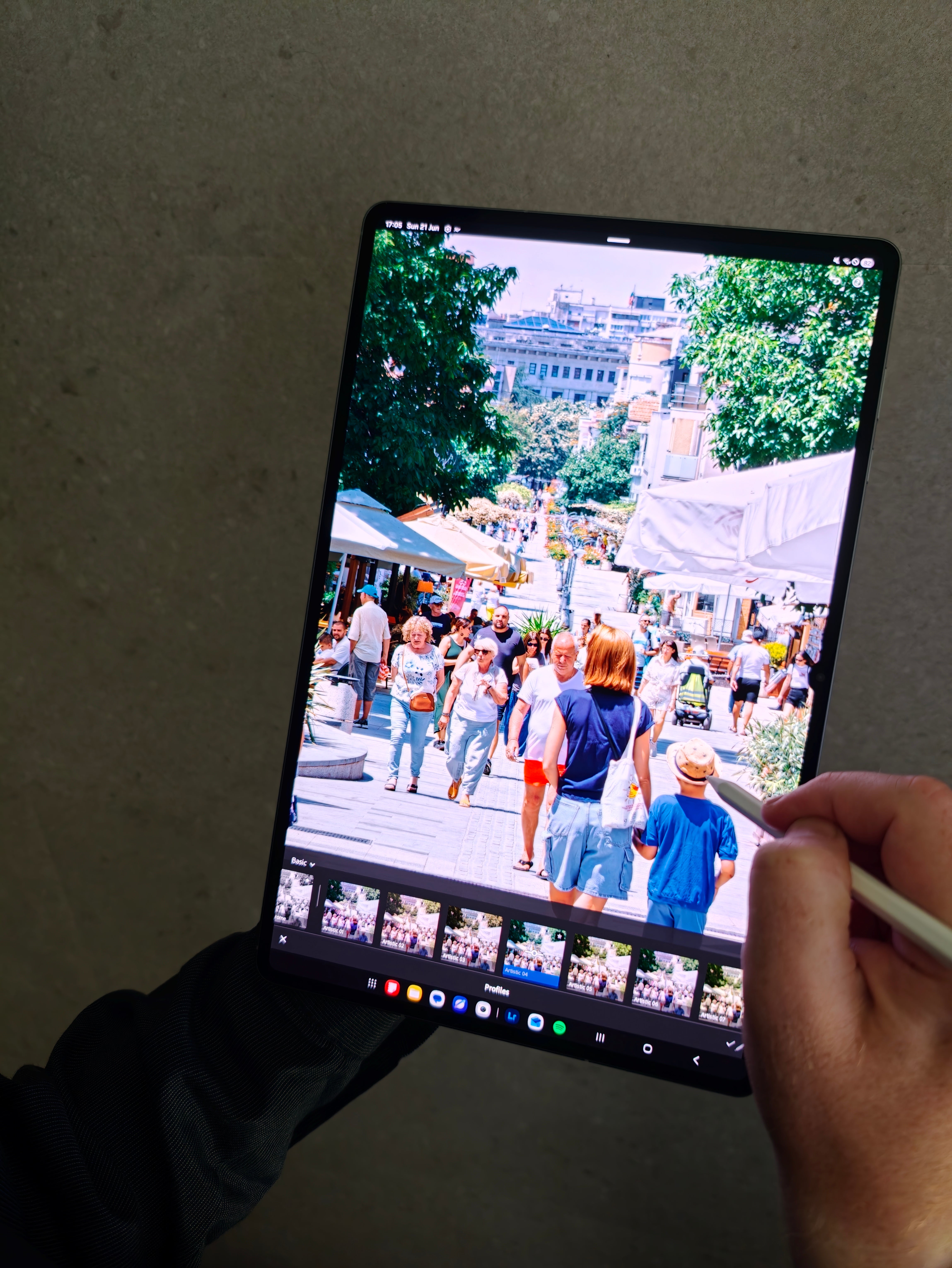 Getting the big picture. | Image by PhoneArena - Shooting on the Oppo Find X9 Ultra, editing on the Galaxy Tab S11 Ultra: still not good enough