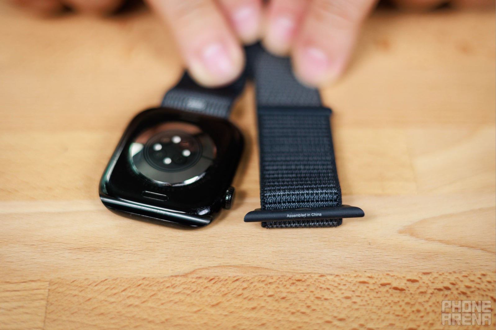 Apple Watch Series 11 band and casing close-up