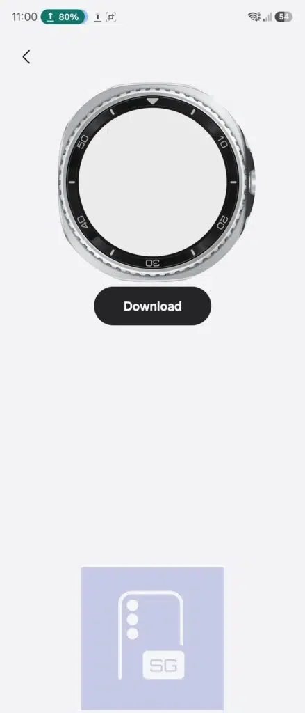 The redesigned Watch faces tab.