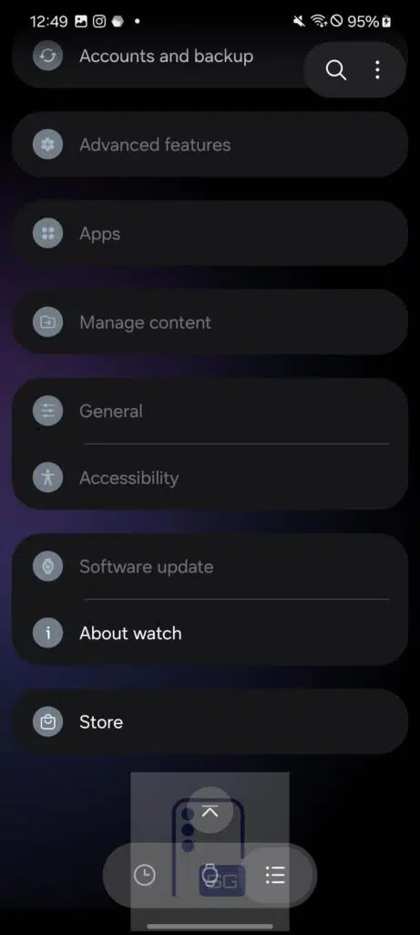 Device settings tab now features a cleaner look and new shortcuts.