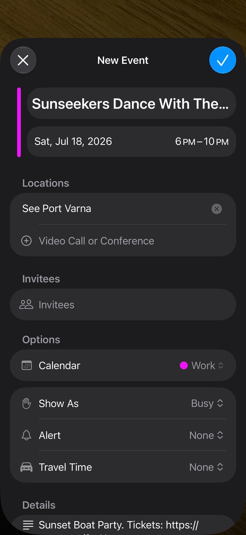 It works by capturing a flyer, a poster, or even another phone screen.