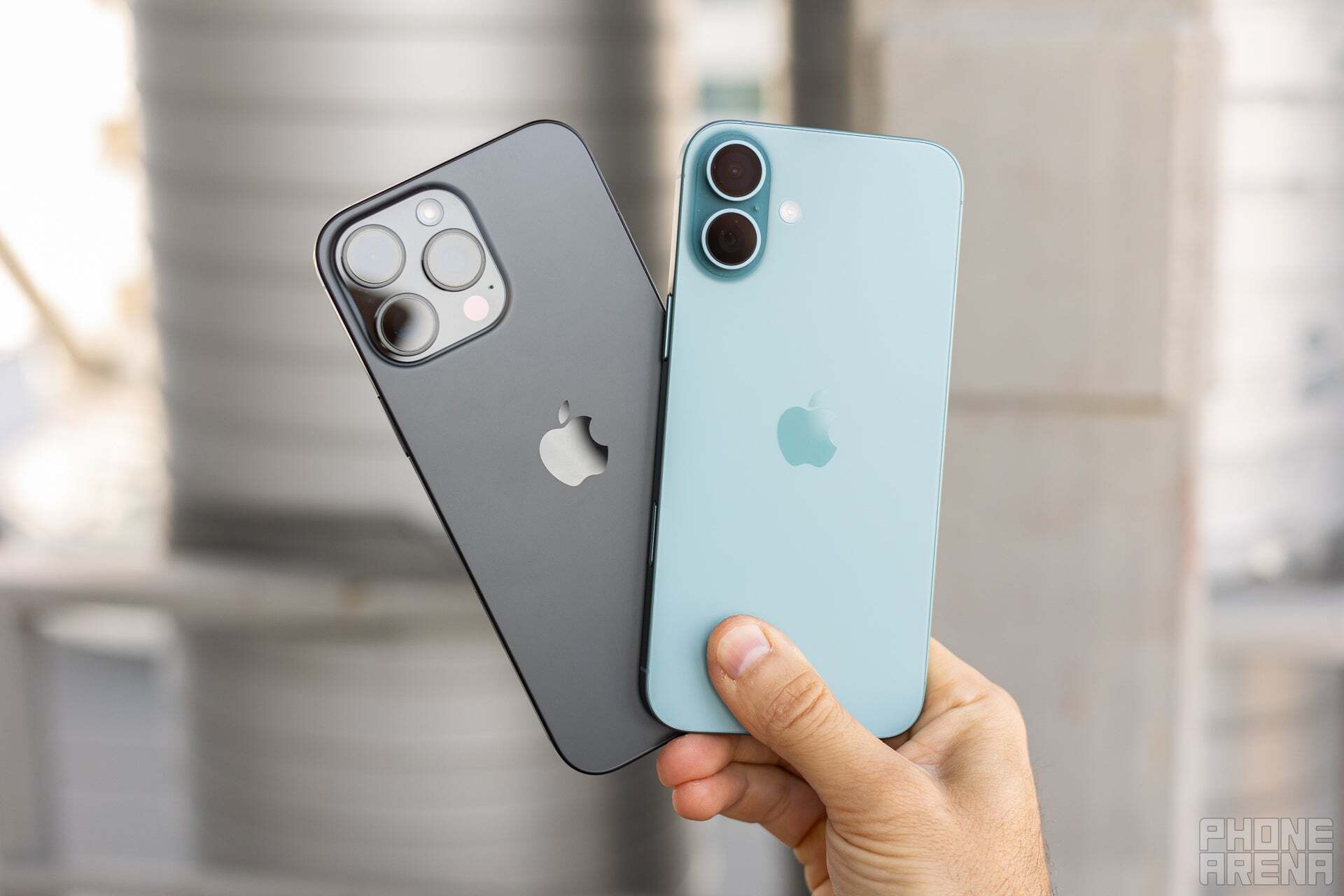 The iPhone 16 Plus (on the right) will be missed | Image by PhoneArena - You probably don't need an iPhone 17 Pro Max