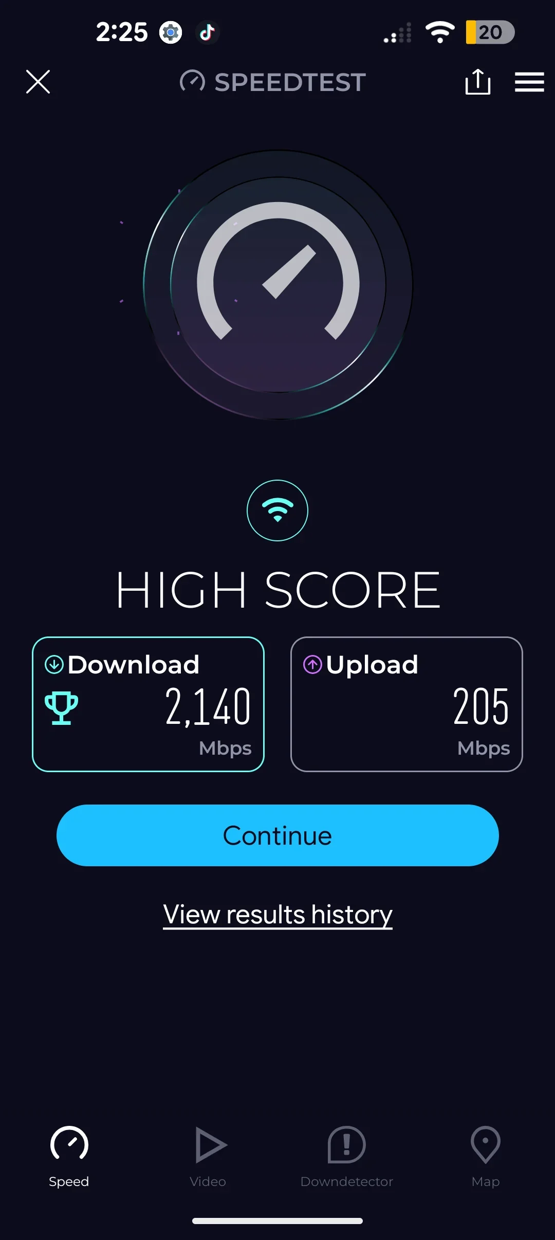 The speed reportedly achieved on a OnePlus 11 | Image by u/Dry-Property-639 on Reddit - Android 17 may be the reason your phone&rsquo;s internet speeds get ridiculously fast