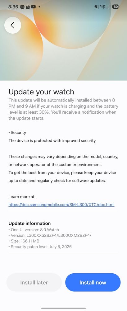 Samsung rolls out its latest security update on wearables. | Image by PUFFY_AmiYumi - If you pay with your watch, you should update your Galaxy Watch 7 or 8 to its latest version — its out now