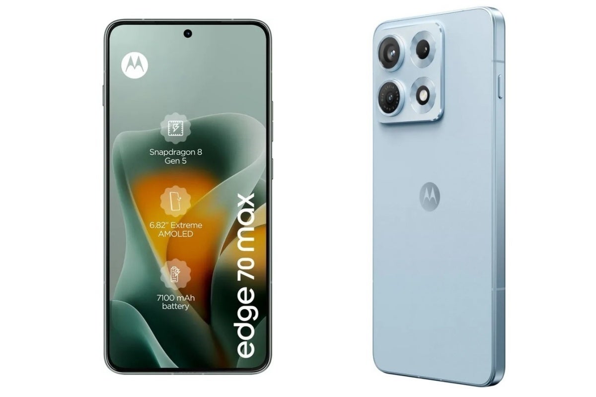 Leaked Motorola Edge 70 Max images and specs