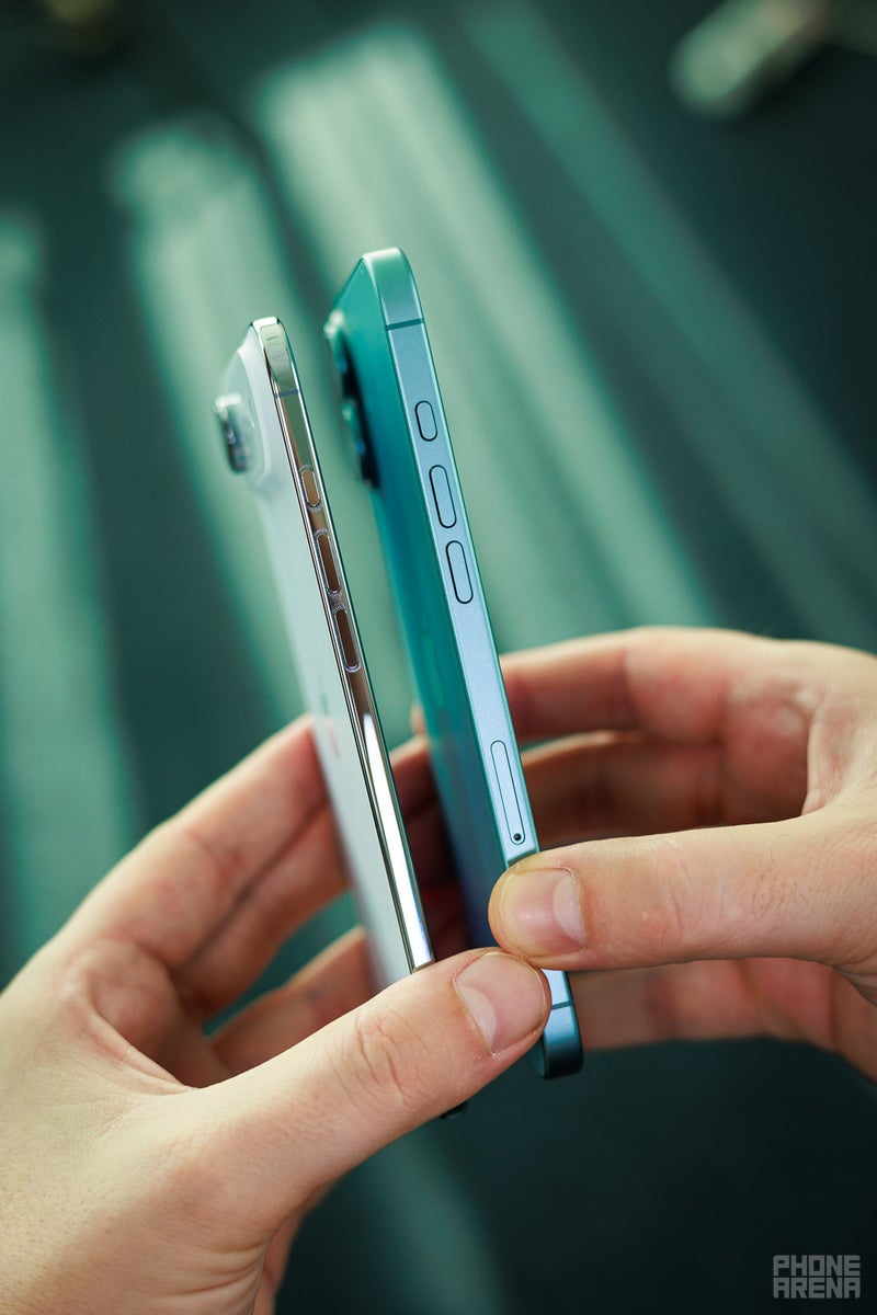 iPhone Air vs the iPhone 16 Plus it replaced | Image by PhoneArena