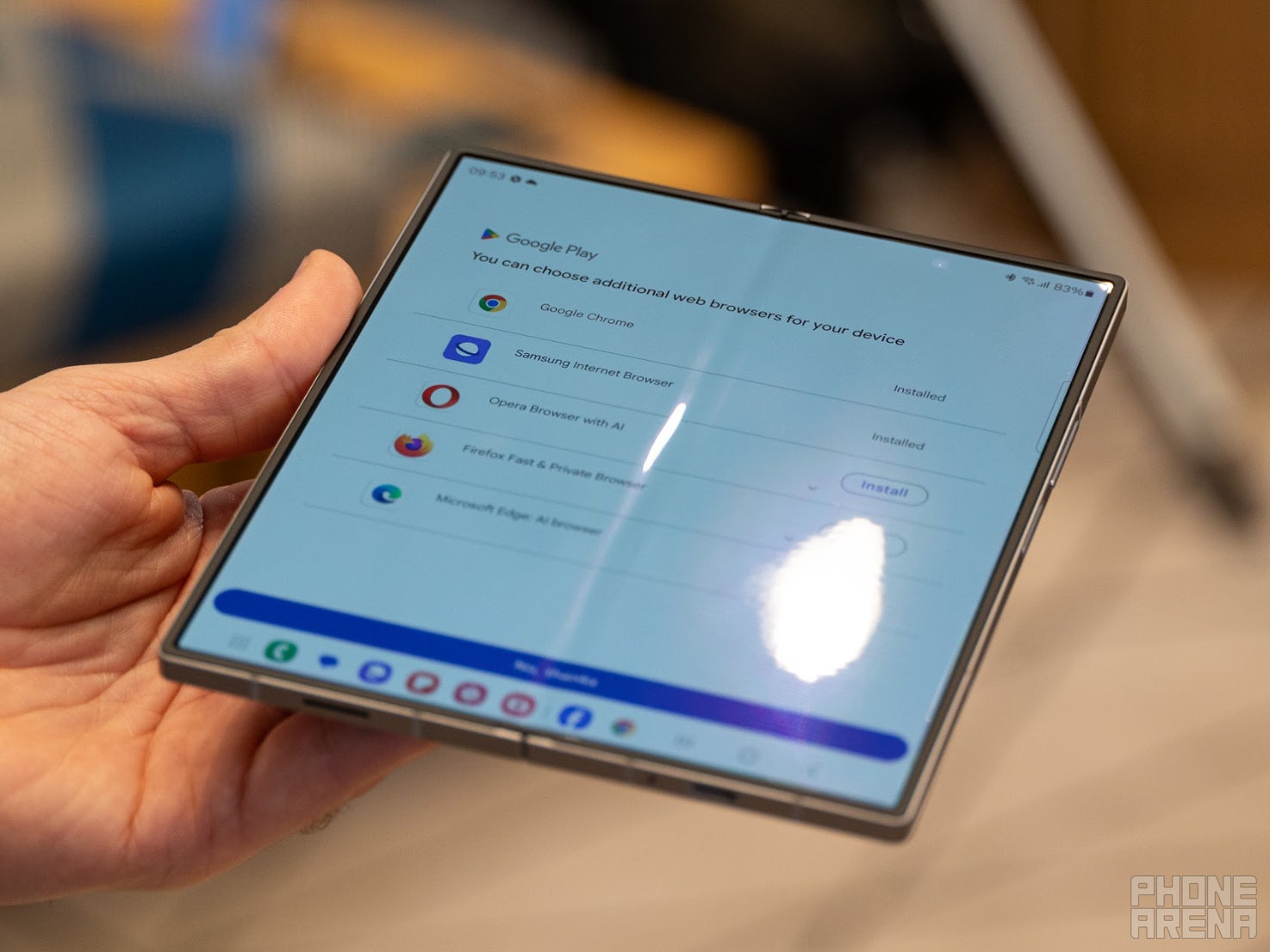 Samsung Galaxy Z Fold 6 display crease