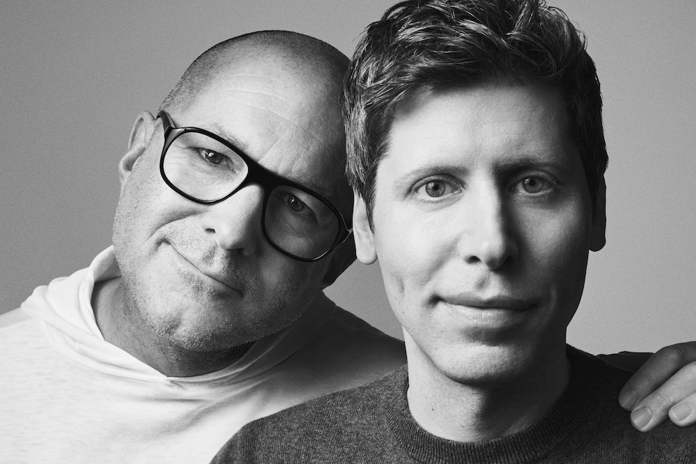 Sam Altman and Jony Ive at OpenAI&amp;#039;s hardware announcement