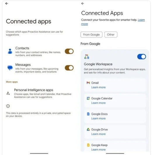 Screenshots show settings menus for renamed Pixel feature.