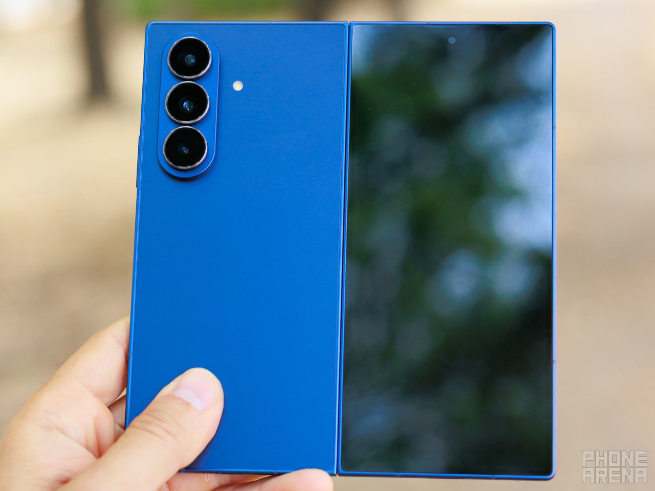 Samsung started something great with the Galaxy Z Fold 7 last year. | Image by PhoneArena - Leaked Samsung Galaxy Z Fold 8 Ultra footage shows off a crease you can barely see