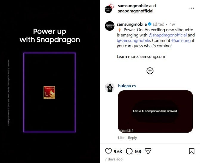 Samsung and Qualcomm reveal that for the first time, a for Galaxy AP will power a Galaxy Z foldable. | Image by Samsung - Samsung is trying something new for both Galaxy Z Fold 8 variants