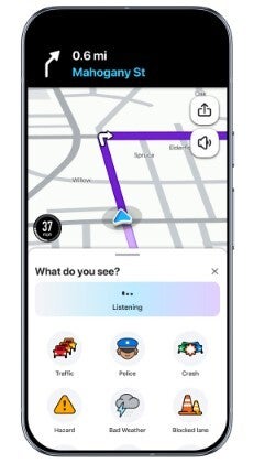 Screenshot shows updated Conversational Reporting feature.