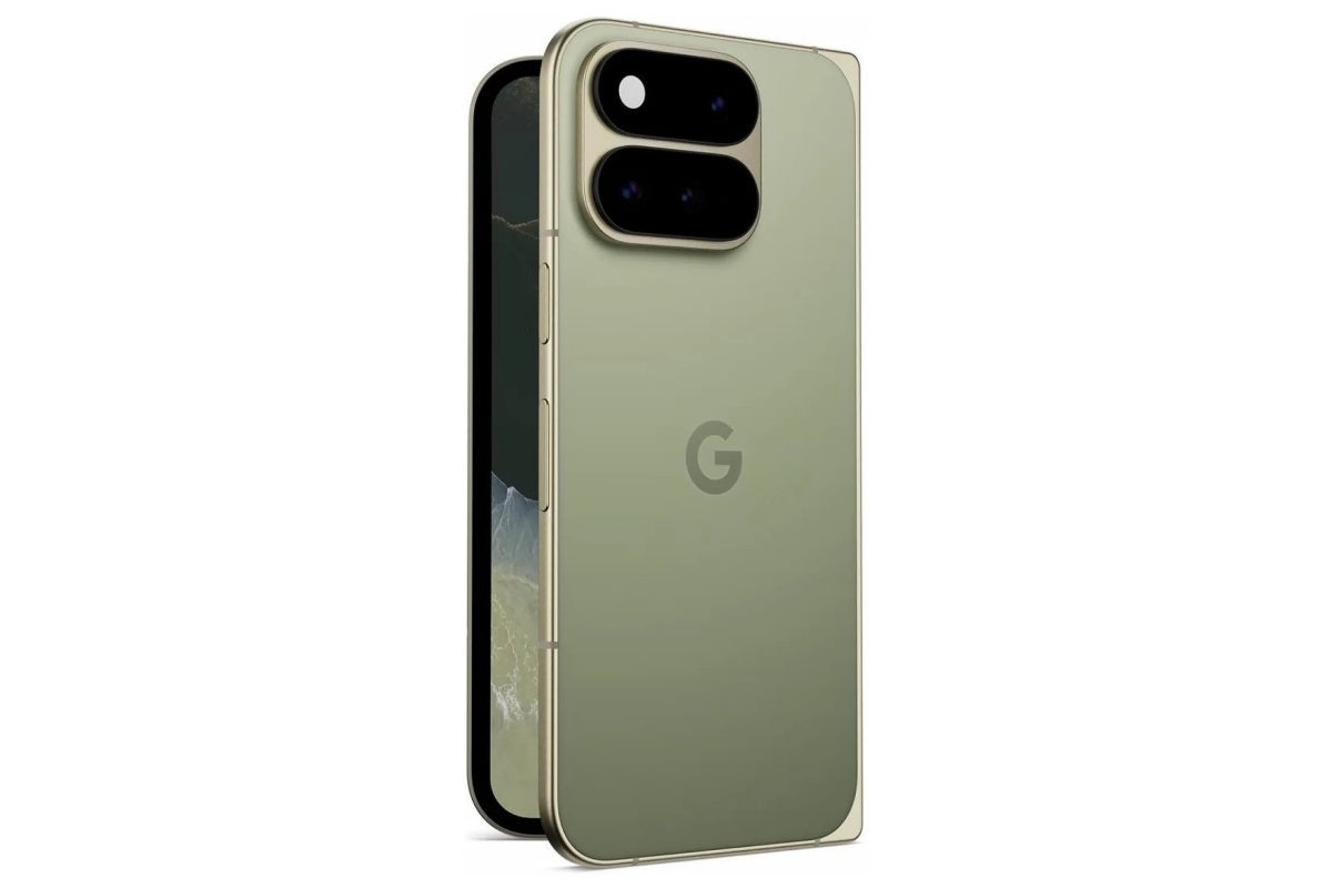 Leaked Pixel 11 Pro Fold image in Pine color