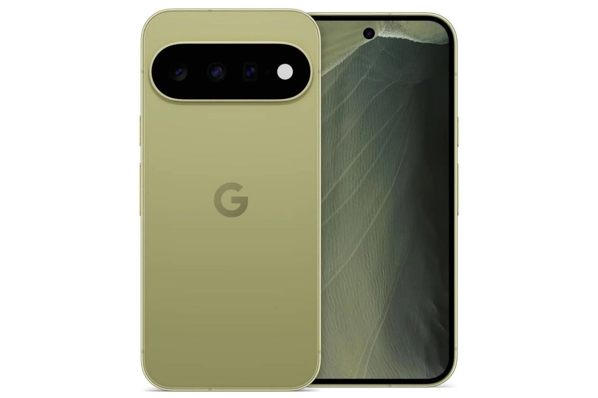 Leaked Google Pixel 11 image in Moss color