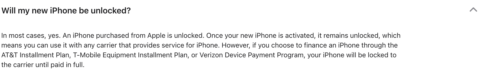 apple locking T-Mobile Verizon devices