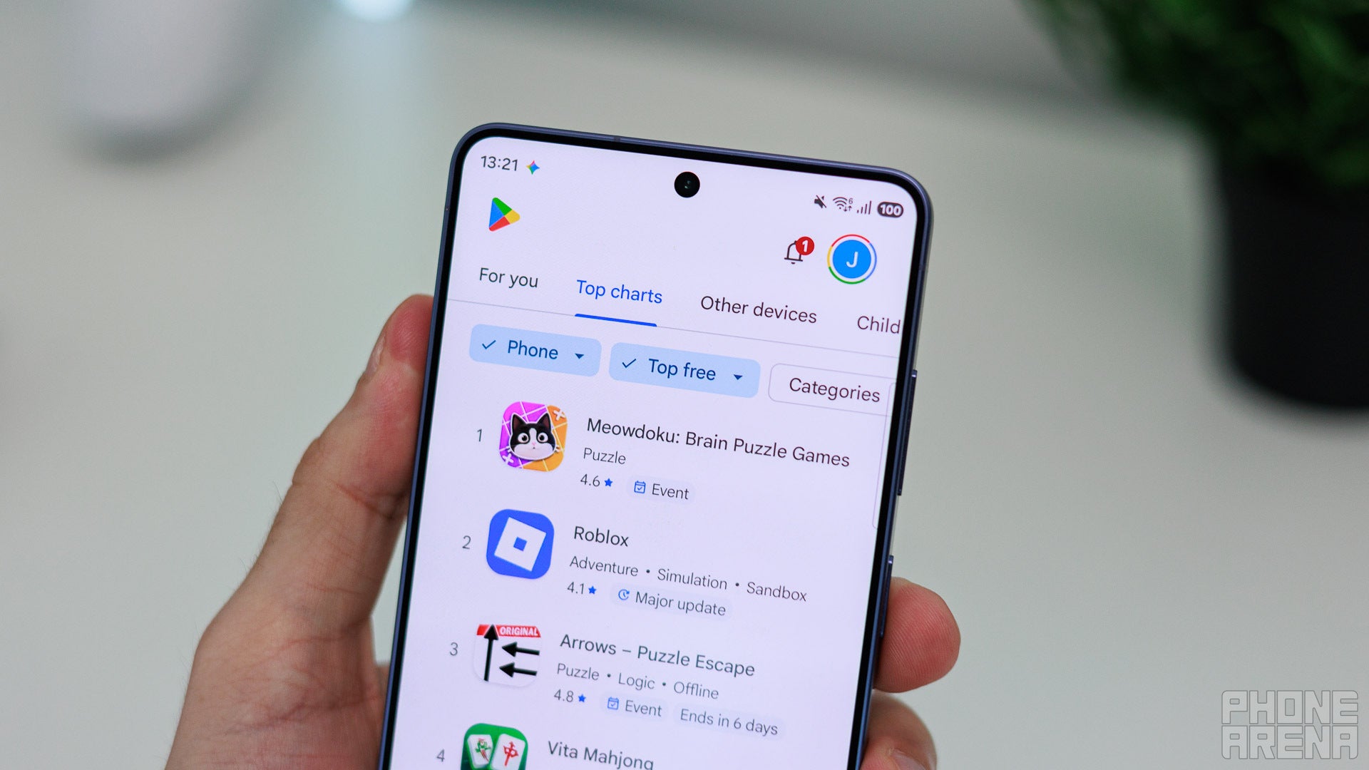 Users in the US may see a slightly different Play Store next week. | Image by PhoneArena - Think the Play Store is big now? Wait until you see what's coming next