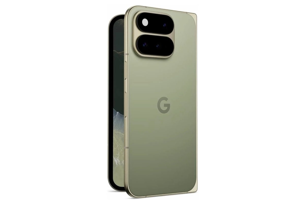 Leaked Google Pixel 11 Pro Fold image in Pine color