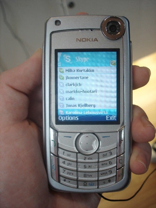 Skype on Symbian S60-based cellphones
