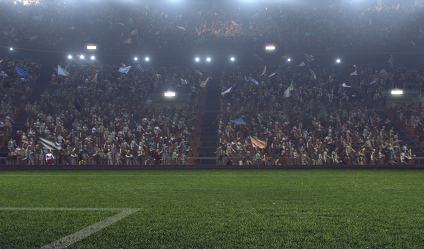 Sports stadium.
