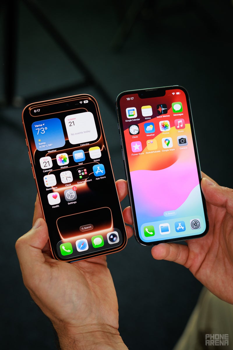 iPhone 17 Pro vs iPhone 13 Pro | Image by PhoneArena