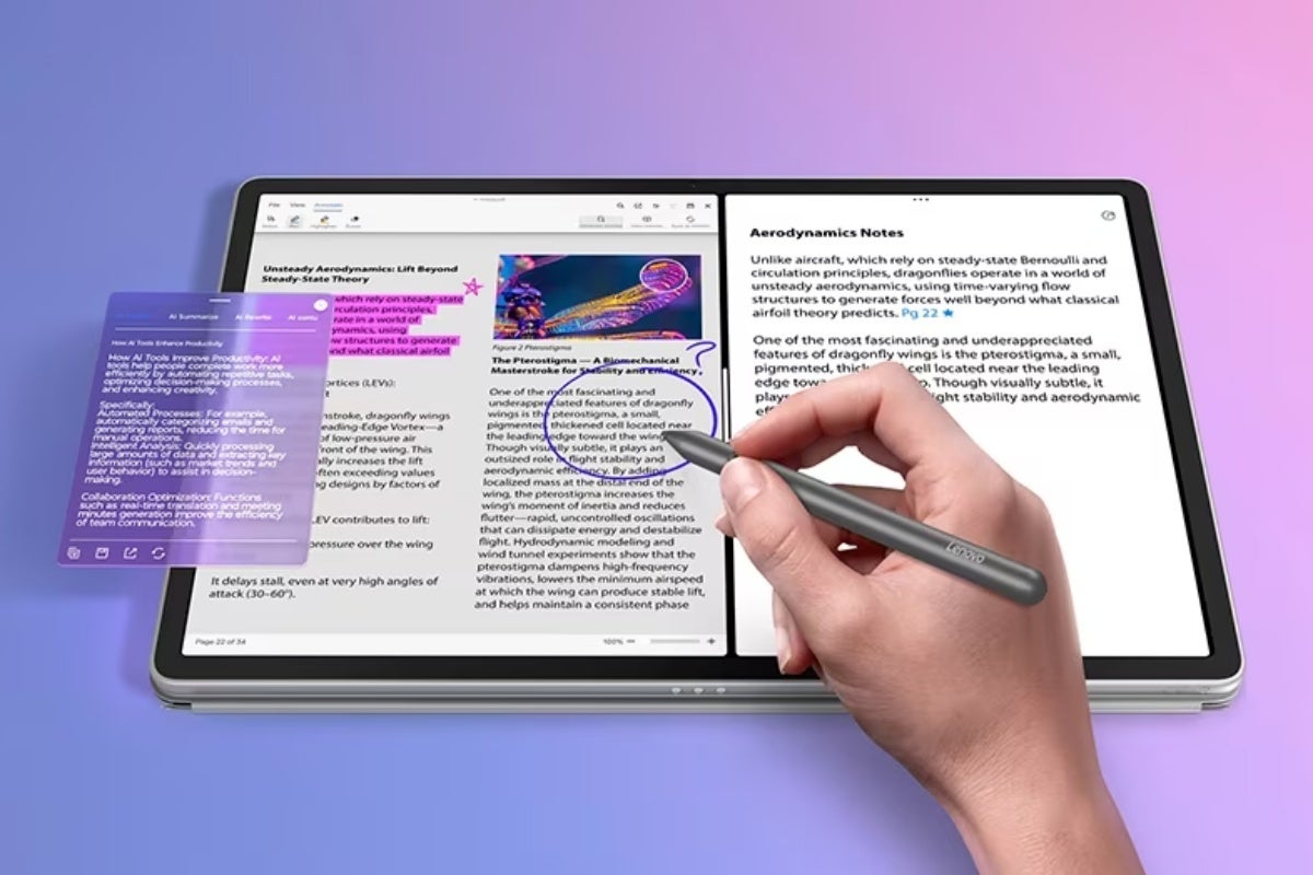 Lenovo Idea Tab Pro Gen 2 with stylus