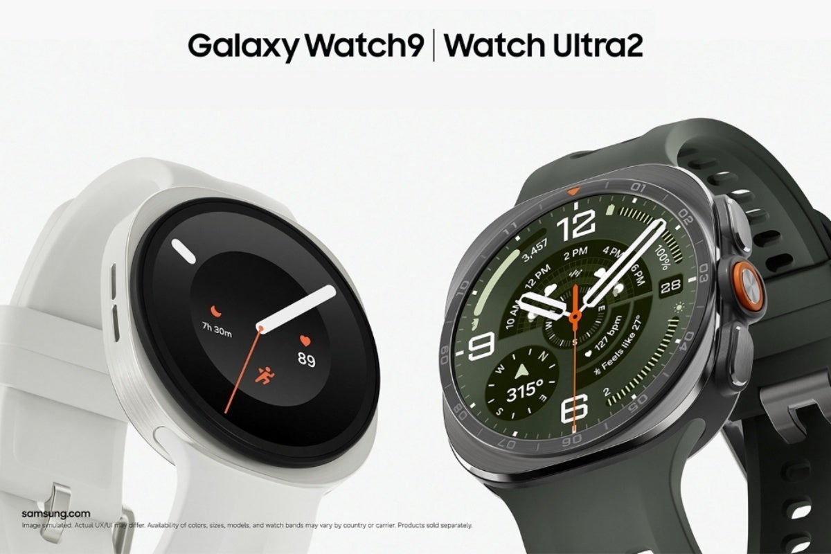 Official Samsung Galaxy Watch 9 and Galaxy Watch Ultra 2 promotional image