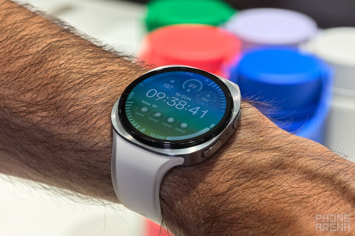 Samsung Galaxy Watch 9 on a user&amp;#039;s wrist