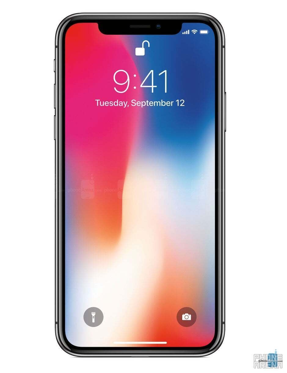 Picture of the iPhone X.