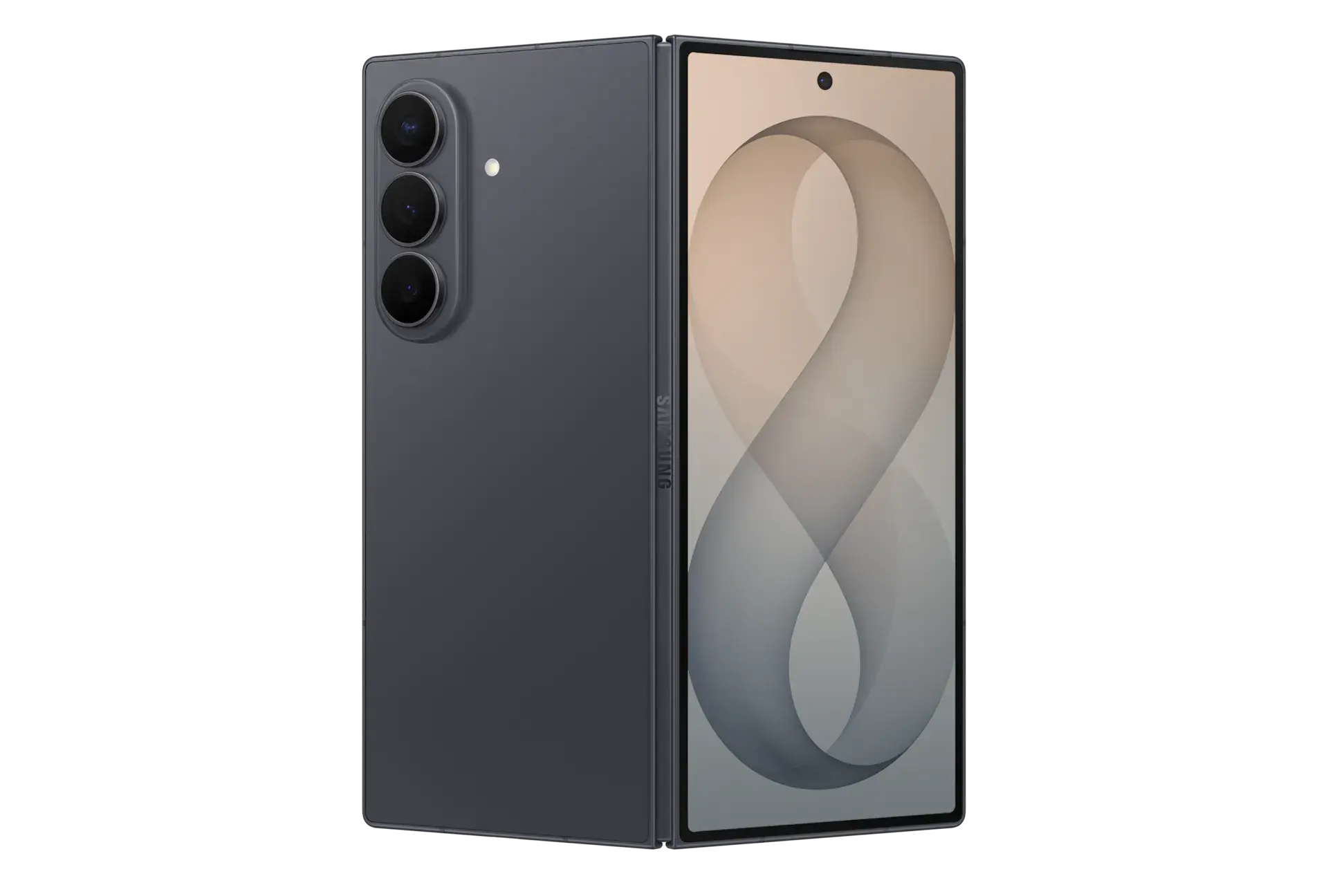 Galaxy Z Fold 8 Ultra in Graphite, official render. | Image by Samsung - Galaxy Z Fold 8 Ultra, Z Fold 8, and Z Flip 8 colors: all the hues you can choose from