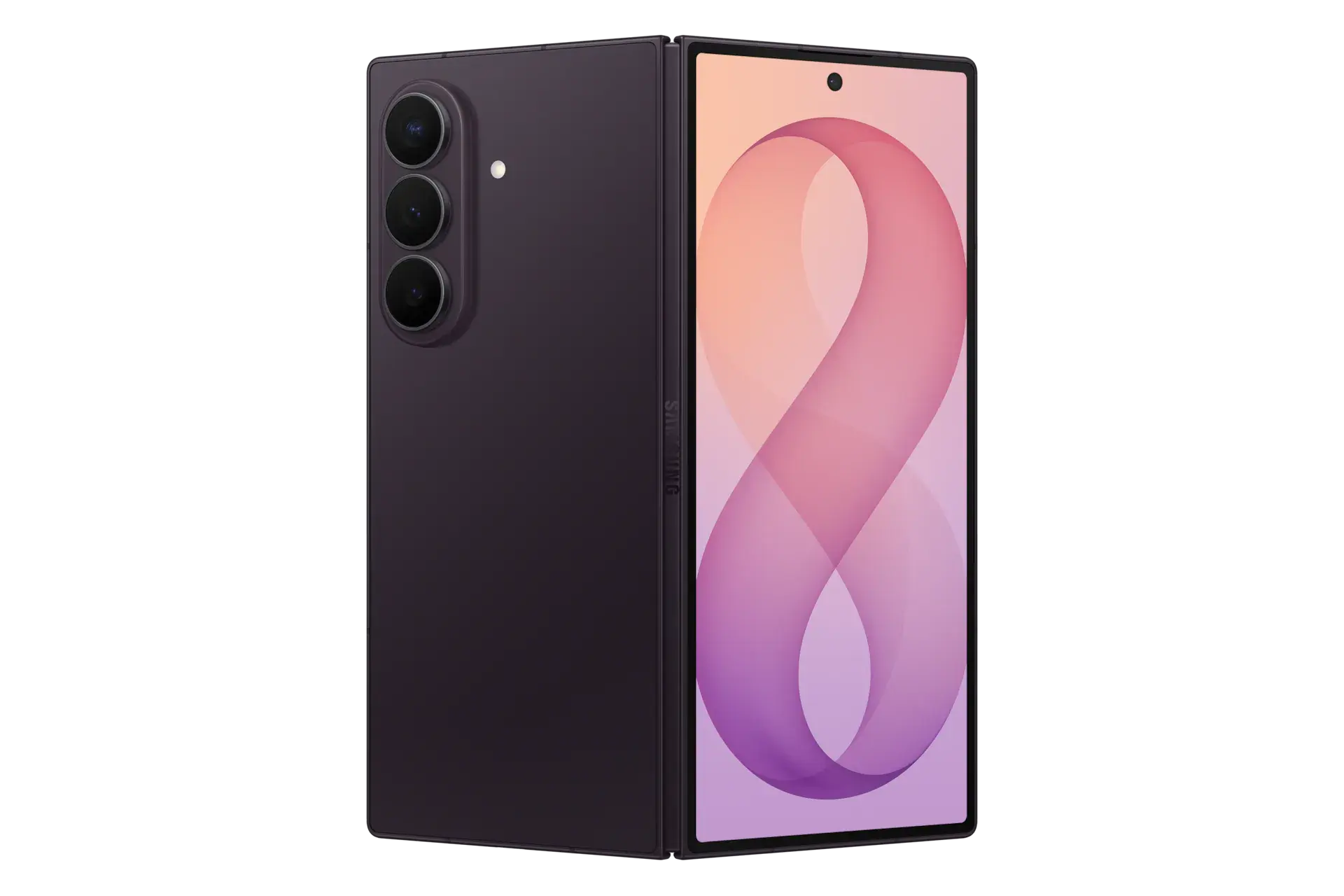 Galaxy Z Fold 8 Ultra in Violet Shadow, official render. | Image by Samsung - Galaxy Z Fold 8 Ultra, Z Fold 8, and Z Flip 8 colors: all the hues you can choose from