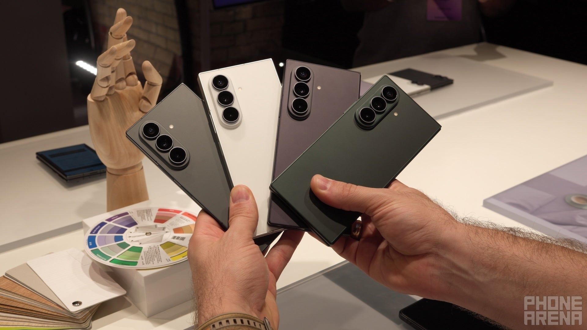 All Galaxy Z Fold 8 Ultra colors. | Image by PhoneArena - Galaxy Z Fold 8 Ultra, Z Fold 8, and Z Flip 8 colors: all the hues you can choose from