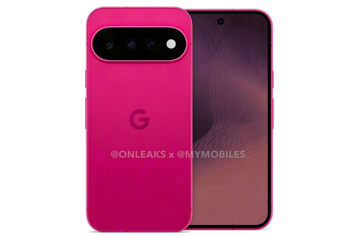 Leaked Google Pixel 11 image in Fuchsia color